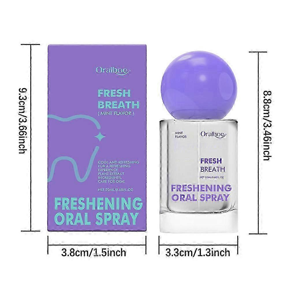 Probiotisches Mundspray für langanhaltende Frische, Alkoholfreies Mundspray mit Probiotika für die Mundpflege, Fördert die Mundgesundheit