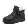 2025 Winterschuhe Damen Schneestiefel Warm Plüsch Kalter Winter Mode Damen Stiefeletten Flach Rutschfest Weich Bequem Große Größe 41