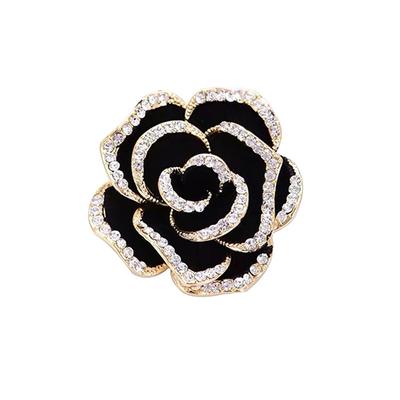 1Pc  Camellia Flower Brooches For Women Enamel Pin  Jewelry