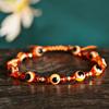 Couple Braid Rope Friends Female Bracelet Crystal Bead Bracelet Fashion Jewelry Demon Eye Bracelet