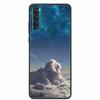 Para TCL 20 SE Funda 205 de silicona suave Funda de dibujos animados para TCL 20B 6159K Funda trasera para TCL 20 R 5G 20SE Fundas de moda TPU Funda