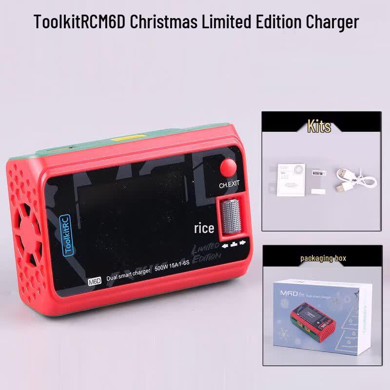 Двухканальное зарядное устройство ToolkitRC M6D 500 Вт