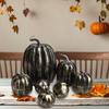 7 Pcs Artificial Pumpkins Fall Decoration Faux Foam Pumpkin Tabletop Centerpiece for Thanksgiving Harvest Autumn Home Decor