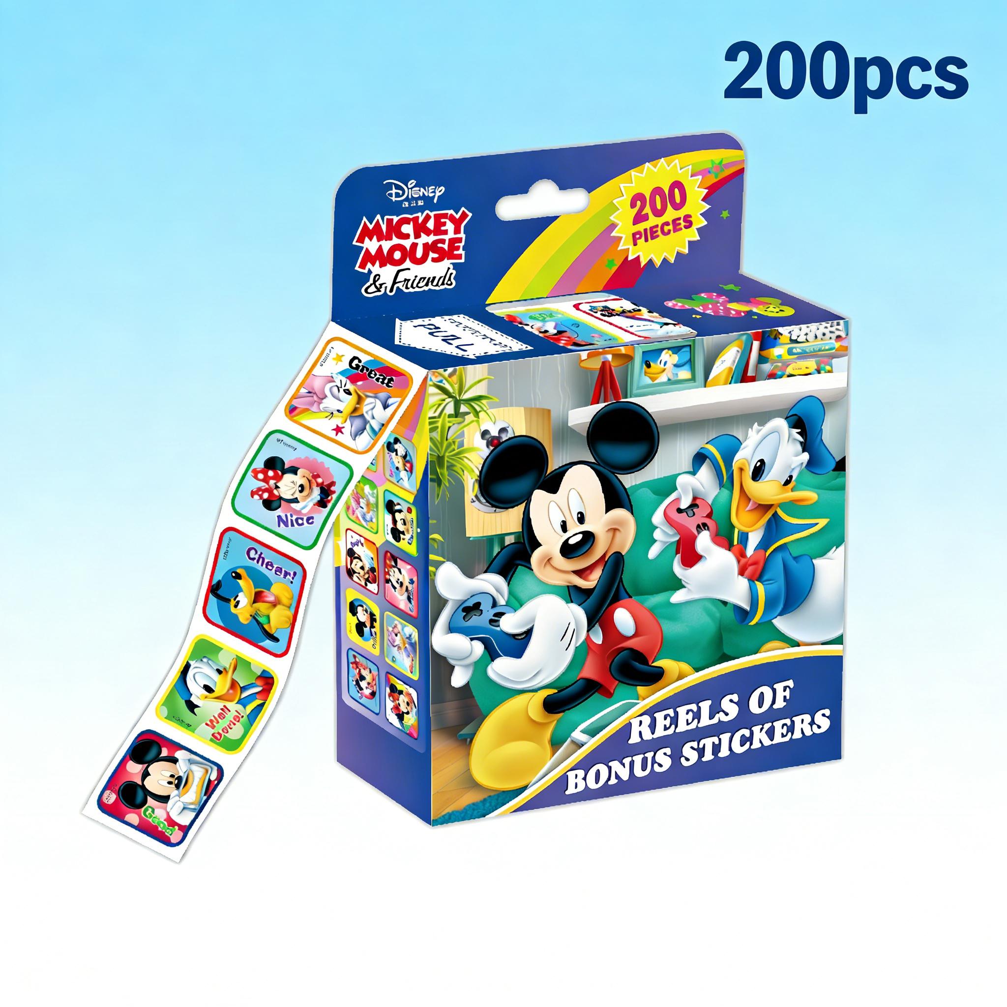 Disney Mickey Mouse 200Pcs Stickers, Office Supplies, School Supplies, Stickers, Office Labels