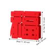 3D Goat Year Desktop Ornament Red Blessing 2027 New Year Lucky Decoration flocked cloth Traditional Fu Character Ornament