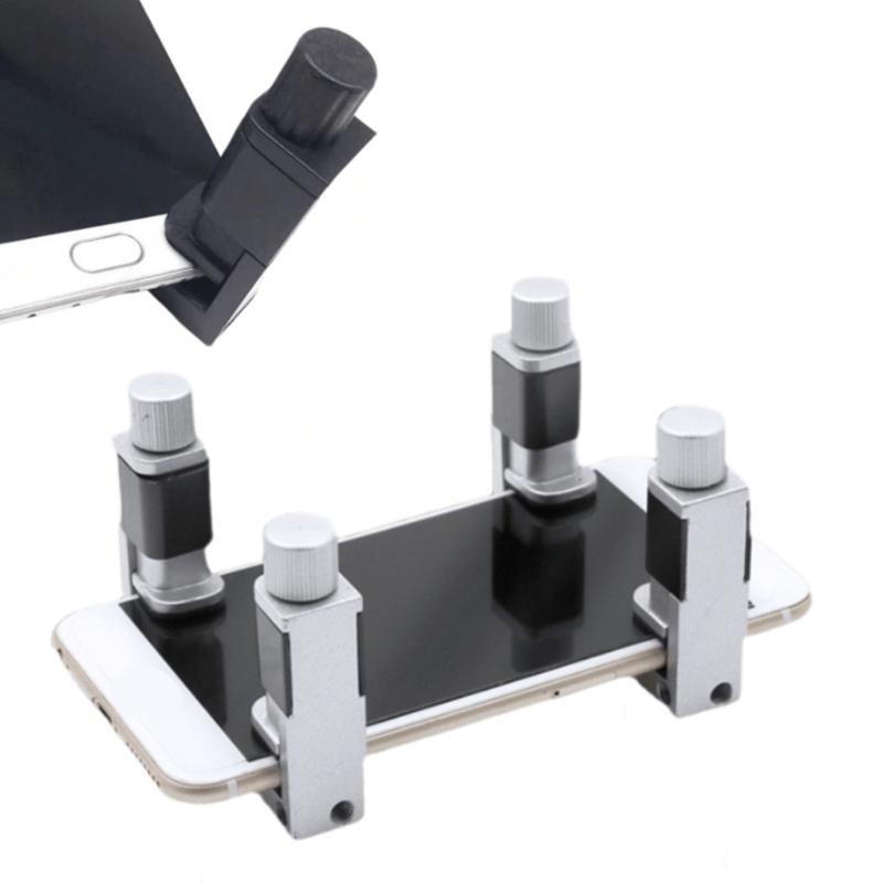 Ergonomic Mobile Device Repair Clamp Fixture With Nonslip Rubber Pad Suitable For Screen Replacement And Frame Leveling