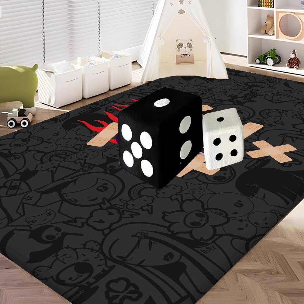 Cartoon T-Tokidoki Kitchen Mat Kids Room Bedroom Decoration Balcony Anti-Slip Doormat Living Room Alfombra