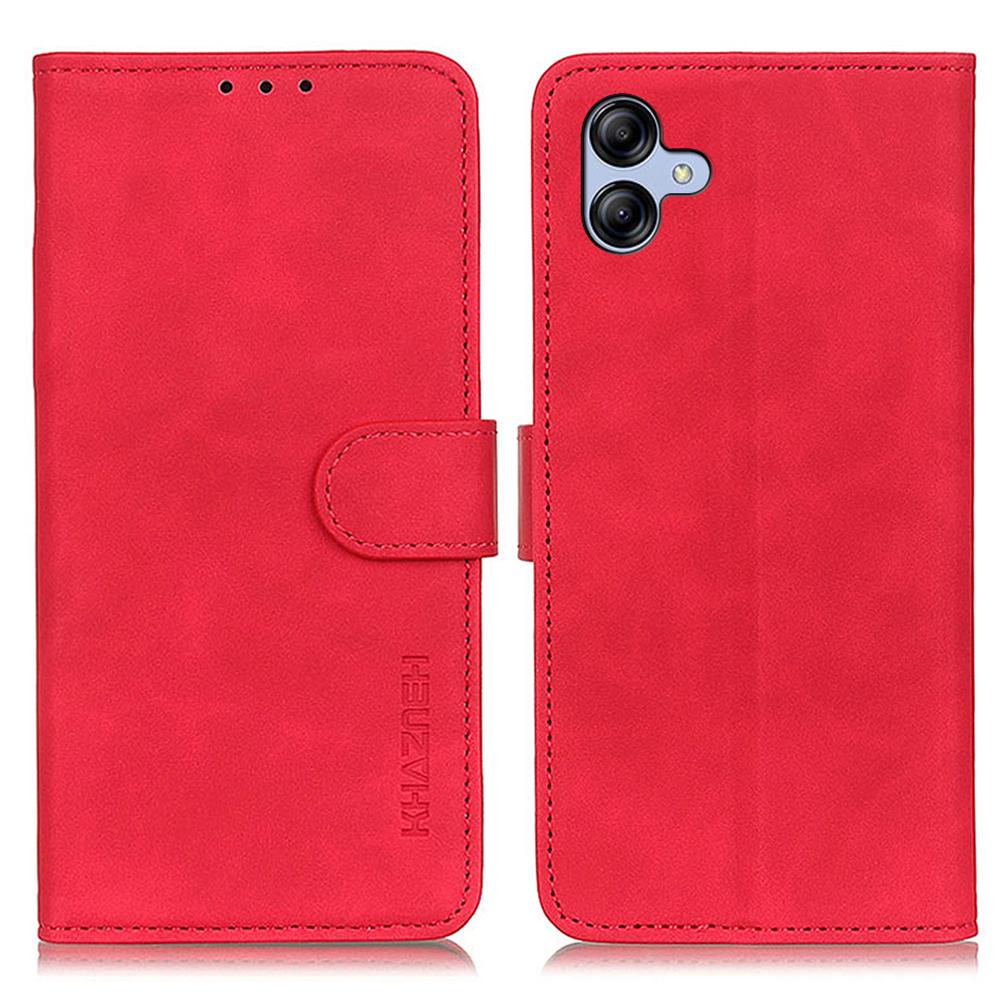 KHAZNEH For Samsung Galaxy A07 Case PU Leather Retro Texture Phone Cover