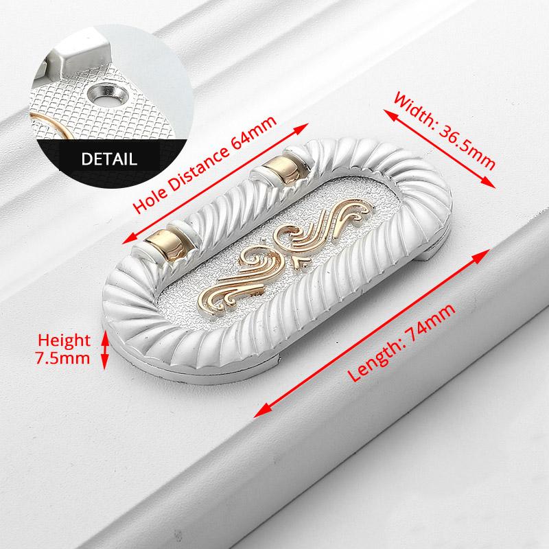 KAK Zinc Alloy Cabinet Knobs and Handles Tatami Hidden Door Handles Kitchen Handles Black Drawer Knobs Furniture Handle Hardware