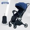 Lightweight Baby Stroller: Sit and Lie, One-Key Fold, Four-Wheel Shock Absorption, Outdoor Umbrella Car.