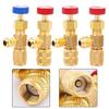 Newest Sale High Quality 4PCS R22 R32 R410 Air Conditioning Safety Valve 1/2, 1/4, 5/16 Quick Connector Car Accessories