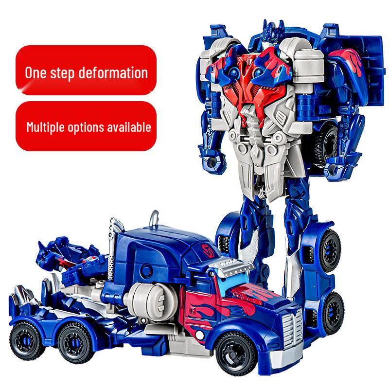 One-Step Car-to-Dinosaur Robot Toy for 6-Year-Old Boys