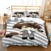 3D Printed New Gacha Life Bedding Set Duvet Cover Sheet Printed Bed Set Pillowcase Bed Full Queen King Size Comforter Bedroom