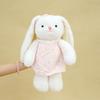 Wear Skirt Little White Rabbit Doll Children Sleep with Throw Pillow Long-eared Rabbit Plush Toy