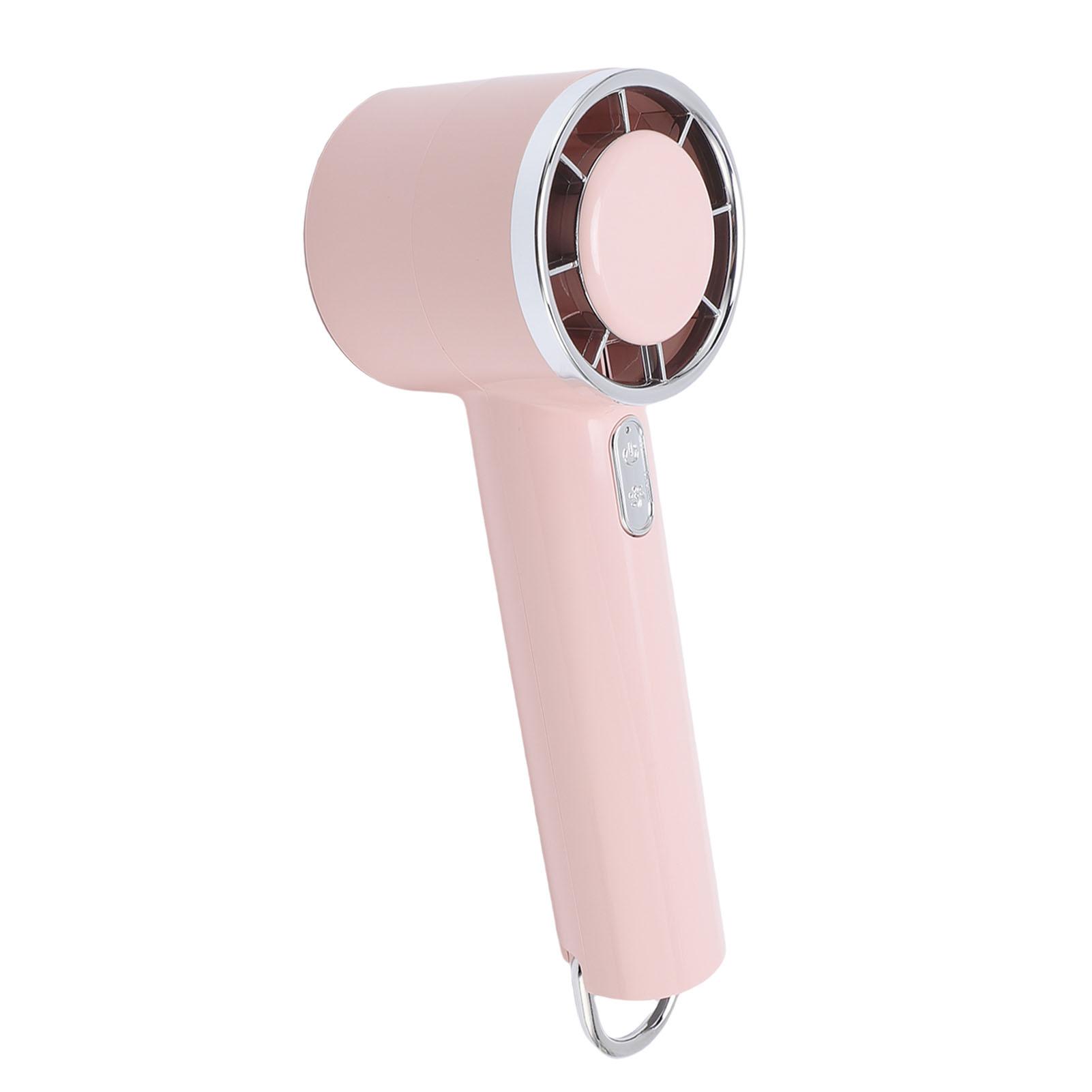 Handheld Fan Portable 5 Speed High Wind 1200mAh Powerful Desktop Fan with Hanging Buckle for Outdoor