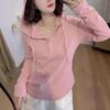 Women's Velvet Hooded Long-Sleeve Slimming T-Shirt for Spring/Autumn - Flaw-Hiding Plus Size Base Layer