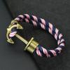 Viking Herenarmband Met Touw Dubbele Laag Makkelijke Haak Punk Sieraden Accessoires Voor Hem Piraat Nautische Armband Erkek Bileklik