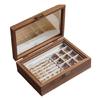 Schmuckaufbewahrungsbox mit Fächern Multifunktionaler Organizer für Ohrringe Armbänder Halsketten Eleganter Schmuckhalter