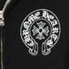 CHROME HEARTS Long Sleeve Zip Hoodie 4T Black Kid's Used