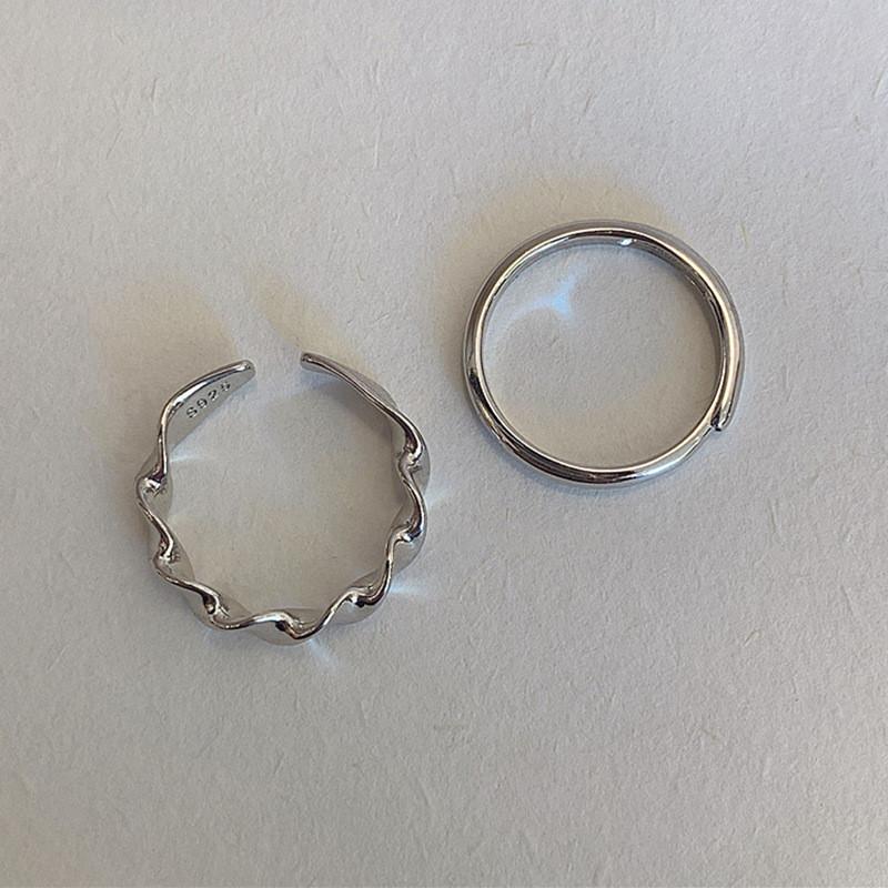 Chic And Elegant Copper Wave Ring For Women Unique Open Adjustable Design Perfect For Outfit Any