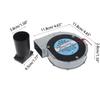 12V 2A 11028 BBQ Grill Fan Metal Turbo Blower for w/ Air Duct Charcoal- Starter Cooking Blower Electric Fan High Speed 5