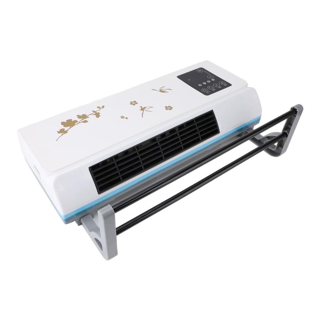 Smart Wall Heater Nature Wind Warm Wind Dual Use Wall Mounted Electric Fan Heater for Bathroom