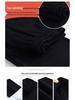 Women's High-Waist Black Wide-Leg Pants: 2026 Spring/Summer Petite Casual Drapey Long Straight Pants