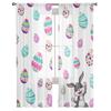 Hase Osterei Kaninchen Tüll Vorhänge für Wohnzimmer Schlafzimmer Voile Sheer Vorhang Fenster Home Decor Vorhänge