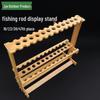 Bamboo Fishing Rod Stand - Vertical Storage Rack for 23/38/47 Rods