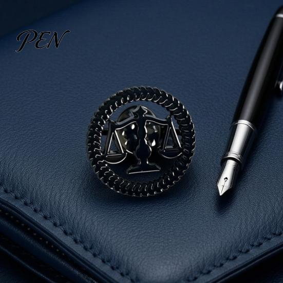 Lawyer Scale Brooch Justice Lapel Pin for Lawyer, Vintage Balance Alloy Badge Brooch, Formal Outfits Accessories Offices and Graduations