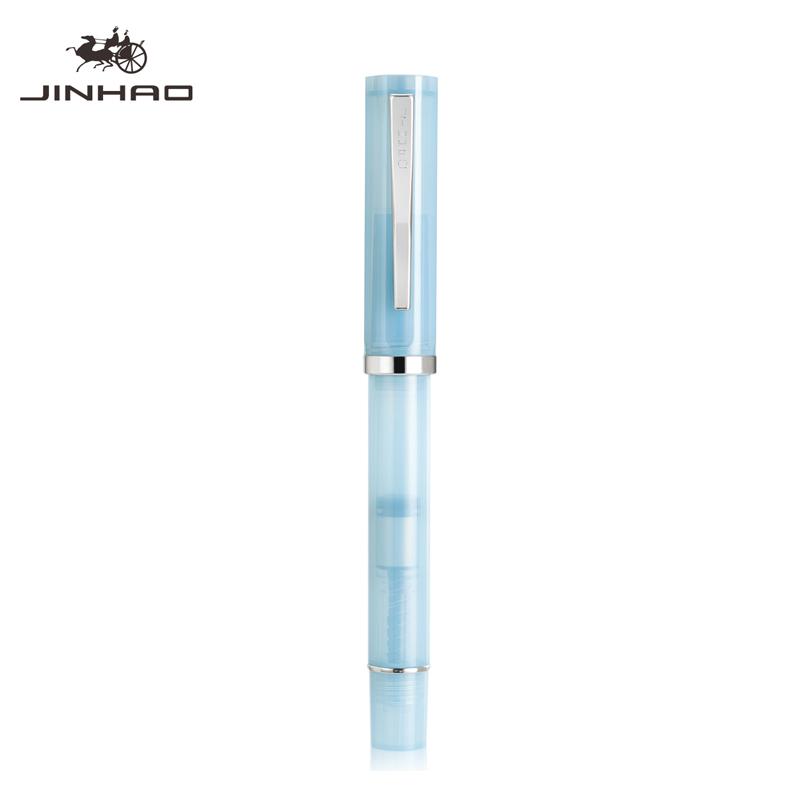 JINHAO 58D Fountain Pen 6 Colors F EF Nib Ink Pen Writing Calligraphy Pen PK HONGDIAN MAJOHN Stationery School Office Supplies