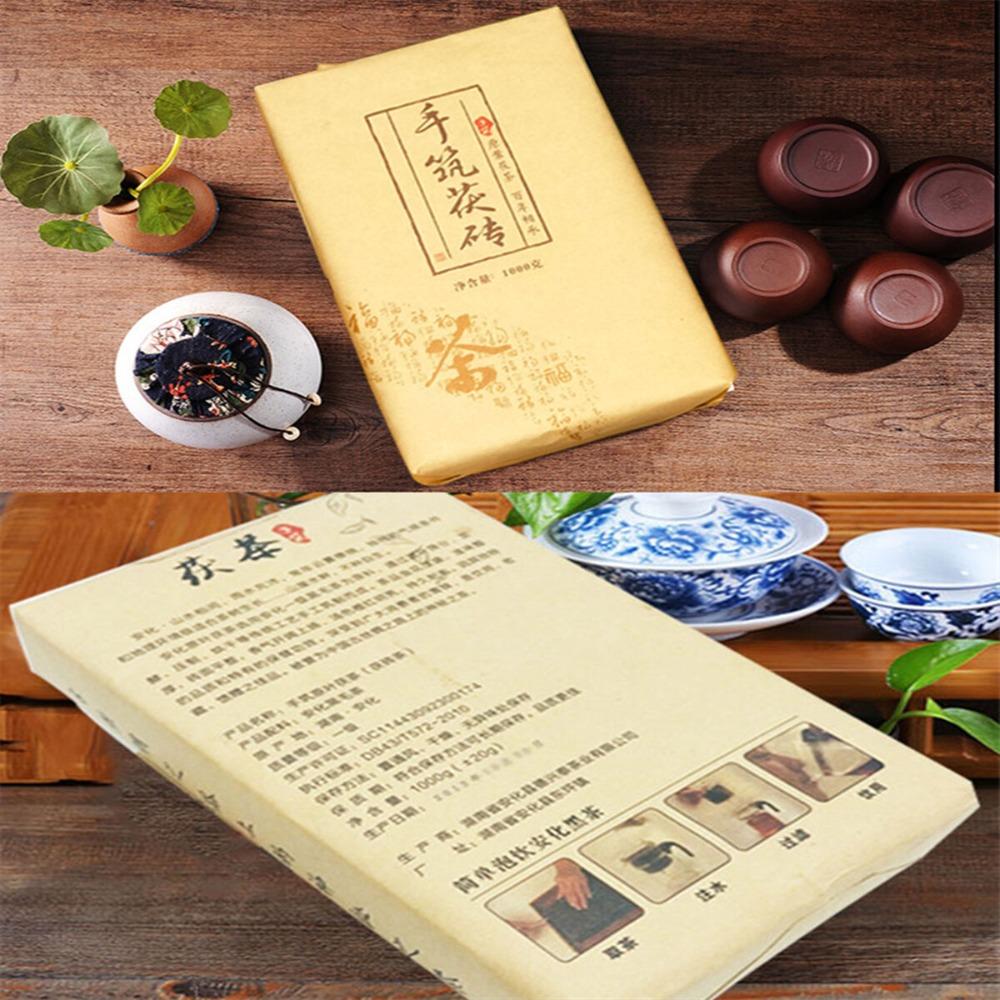 12 Years 1000g Hunan Anhua Hei Cha Handmade Fu Brick Tea