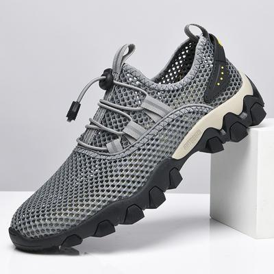 Fashion Large Size Men's Summer Breathable Mesh Shoes Sports Casual Sandalet Erkek Hiking Travel Hiking Mesh Shoes Sandalet Erkek H929