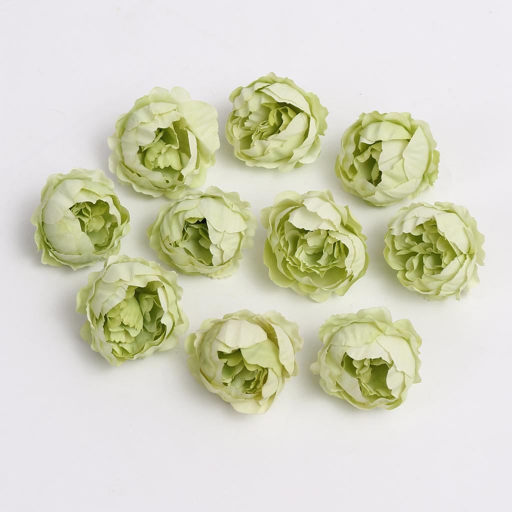 5/10Pcs Artificial Peony Flowers 4.5cm Fake Flower Heads for Home Room Dceor Wedding Marriage Decoration DIY Gifts Accessory