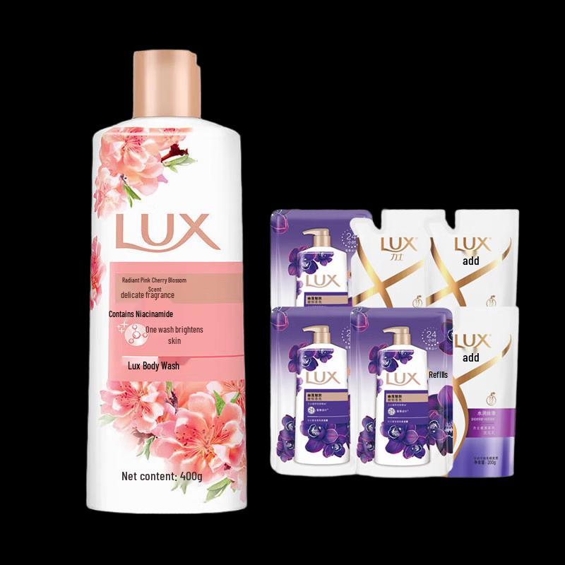 

Lux Pink Cherry Blossom Bath & Hair Care Set