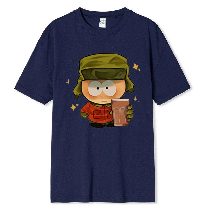 South Park Funny Cartoon Anime Graphic T-Shirt Soft Comfortable Cotton Unisex Round Neck Summer Fashion Tee for Men and Women