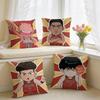 SSlam Dunk Cartoon Cushion Cover Square Short Plush Pillow Case Living Room Sofa Home Decor Funda X