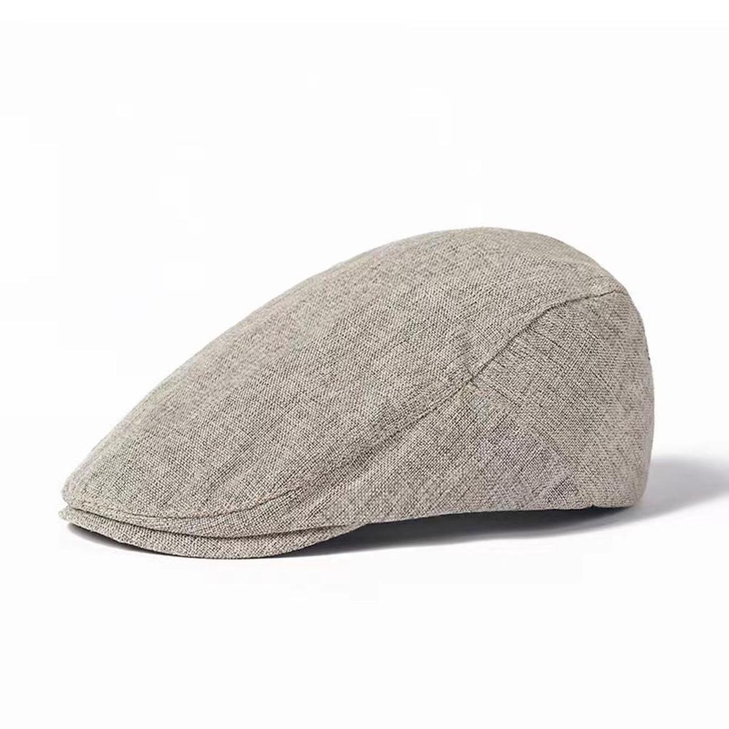 Men's Vintage Newsboy Cap: Classic British Flat Summer/Spring Casual Beret for Men