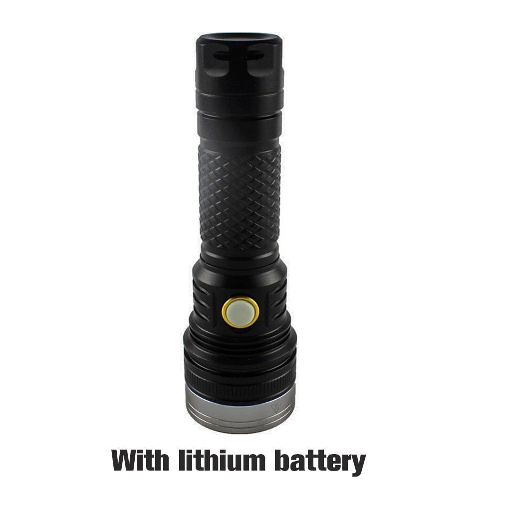 Flashlight Powerful Super Rechargeable Camping Mountaineering Outdoors Torch Portable Brightness Adjustable Supply