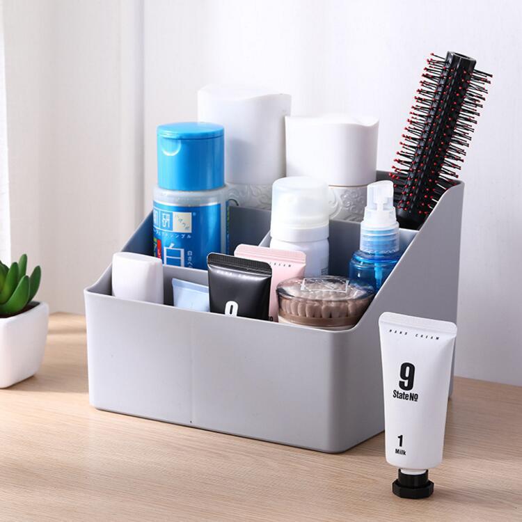 Organisateur de Bureau Étudiant - Couleur Unie Multi-Grille Support à Gloss à Lèvres et Rouge à Lèvres