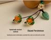 Creative Deer Gourd Car Pendant - New Chinese Style Hanging Ornament for Car Interiors