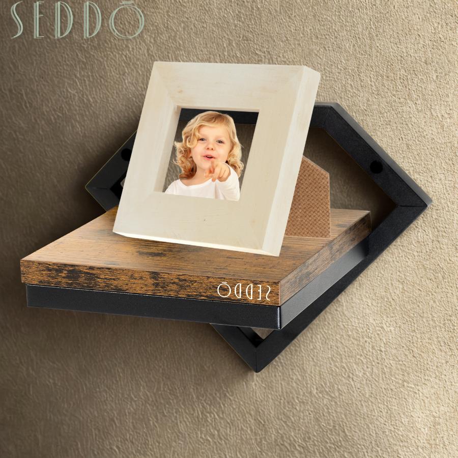 Single-level wall shelf, hanging flower stand, loft wall shelf, living room