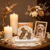 Biscoito Memorial para Gatos e Cães Suprimentos para Luto de Animais de Estimação Biscoito de Papel Realista para Animais de Estimação Falecidos