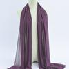 Fashion Pearl Chiffon Hijab Shawls Of Muslim Women Solid Color Head Wraps Scarf For Ladies