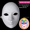 Hand-Painted Ball Face Mask: DIY Paper Pulp Animal Mask for Men & Women, Peking Opera Style