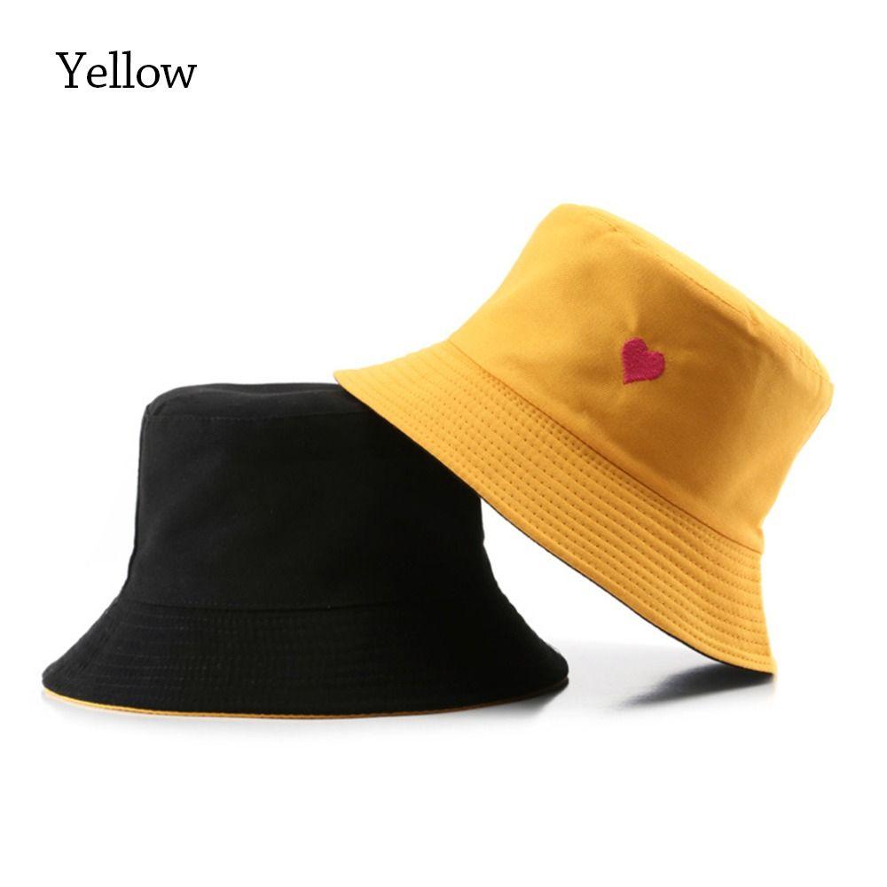 New Double-Sided Bucket Hat Women Men Beach Anti-UV Sun Hat Wide Brim Visors Foldable Portable Summer Fisherman Panama Cap