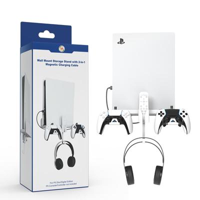 PS5-Wandhalterung und Ladekabel-Set für die Konsole