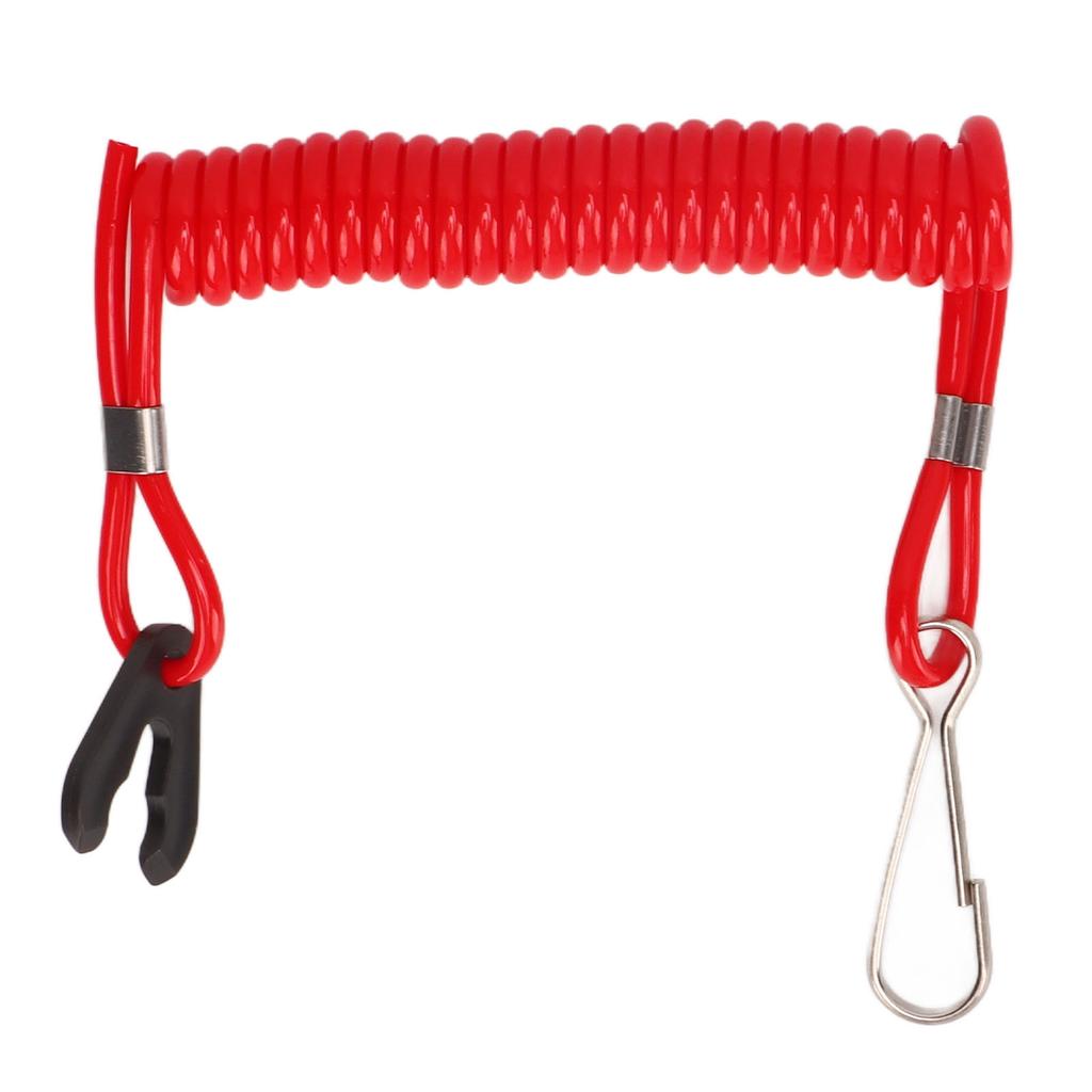 Boat Outboard Engine Motor Lanyard Kill Stop Switch Safety Tether Cord Lanyard for Outboard Motor