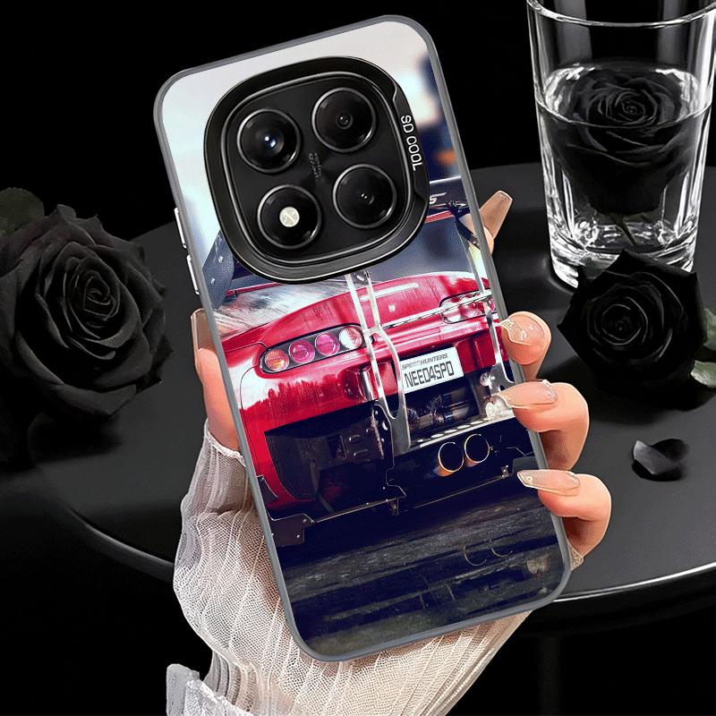 Japan JDM Sports Cars Theme Soft Phone Case for Xiaomi Redmi Note 13 14 15 Pro Plus 12S 12 11S 11 11T 10S 10 Shockproof Cover Ba