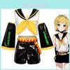 Cosplay kostým set Vocaloid Kagamine Twins s potištěnou bundou Pro fanoušky anime